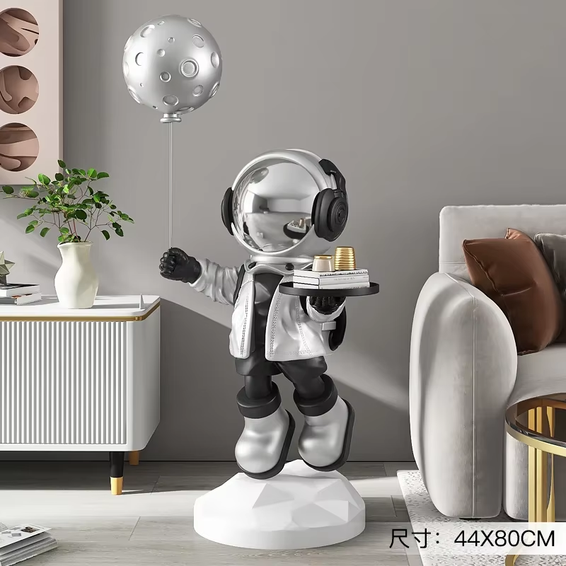 Modern Astronaut Decor Sculpture - Image 14