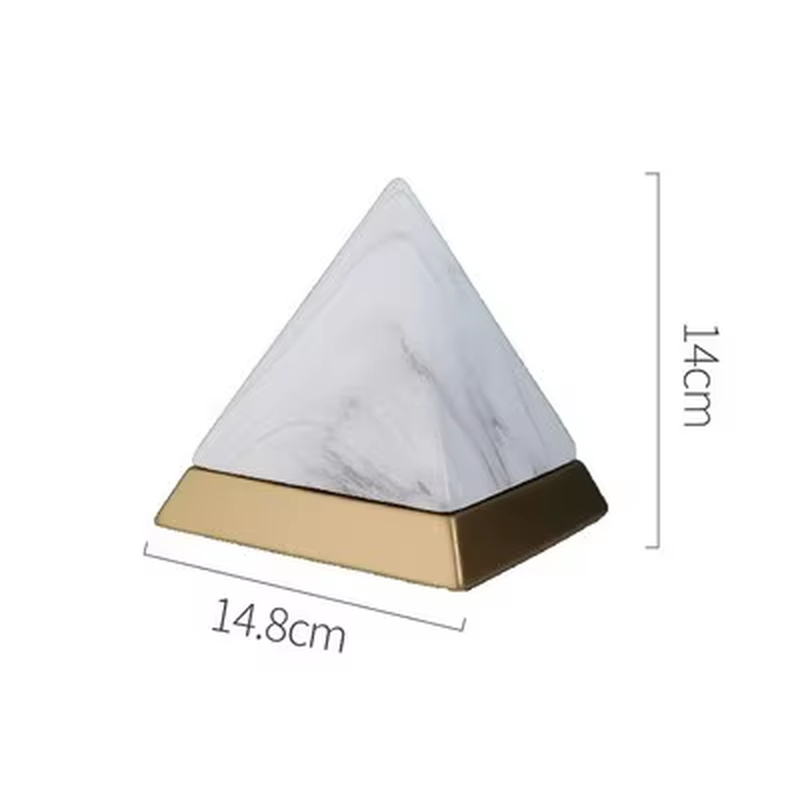 Ceramic Pyramid Tabletop Decor - Image 10
