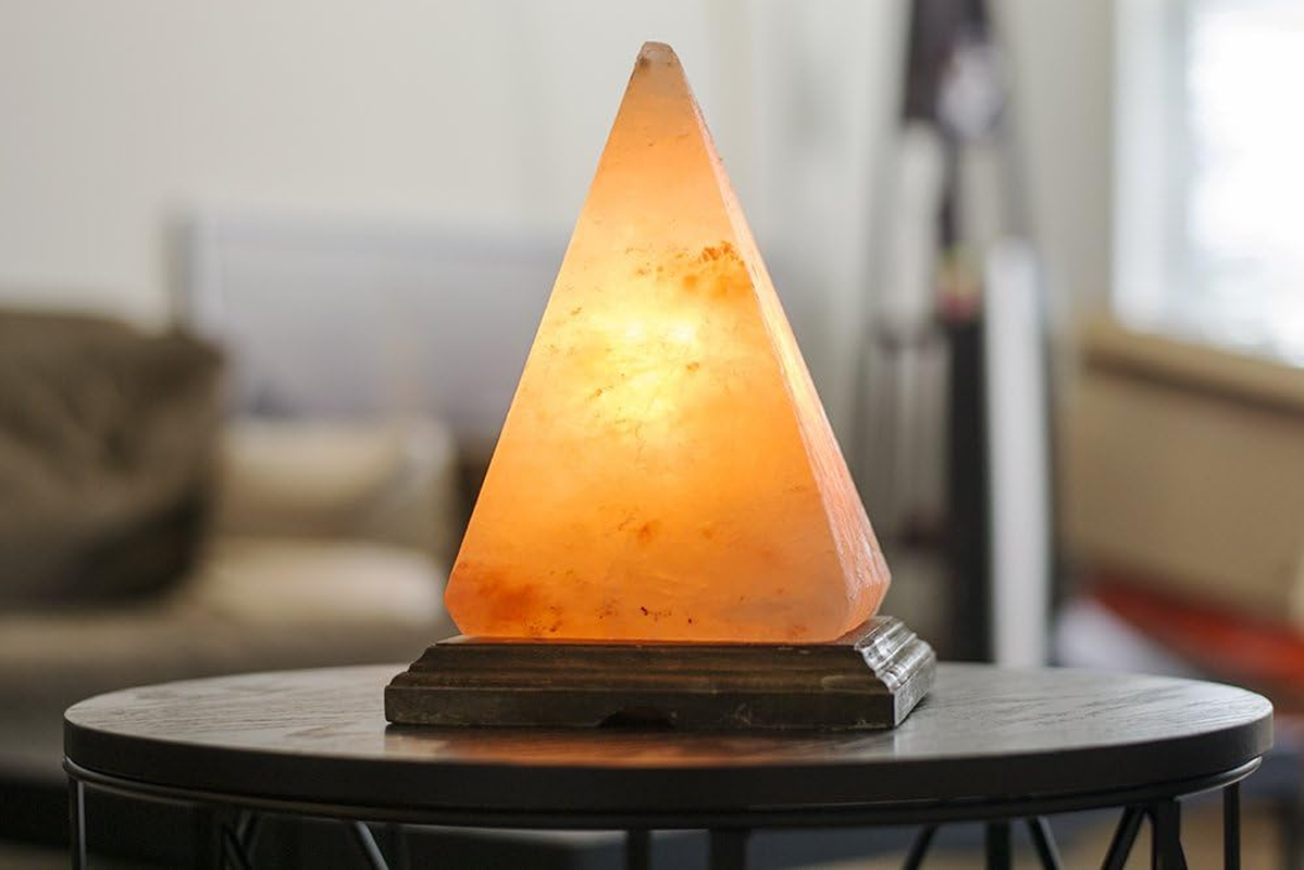 Himalayan Salt Pyramid Lamp - Image 2