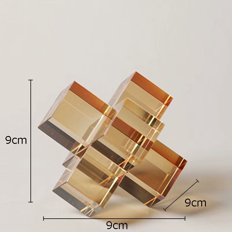 Minimalist Crystal Cross Sculpture - Image 13