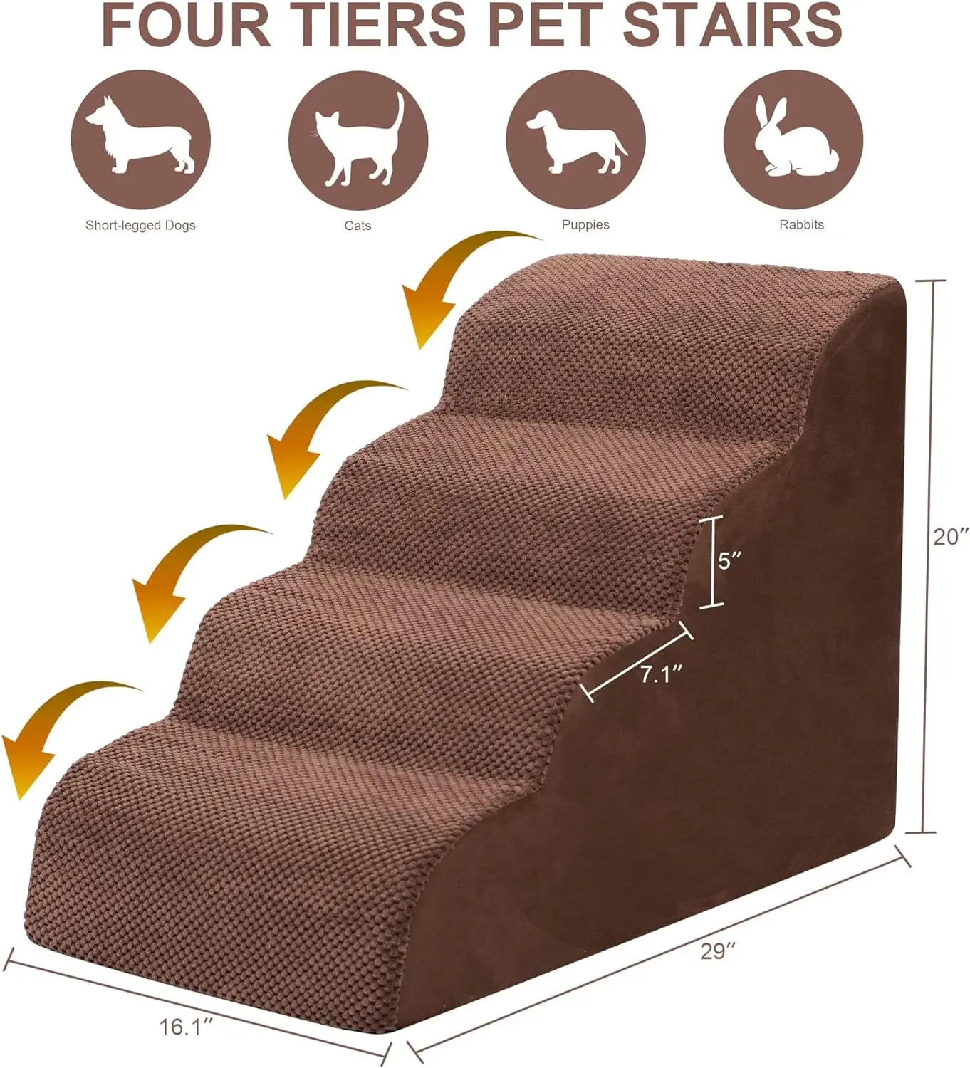 Soft Foam Pet Stairs - Image 7