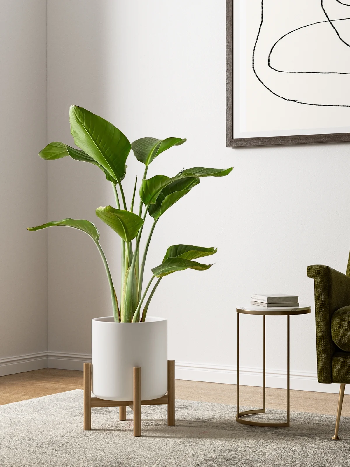 White Indoor Plant Pots - Image 10
