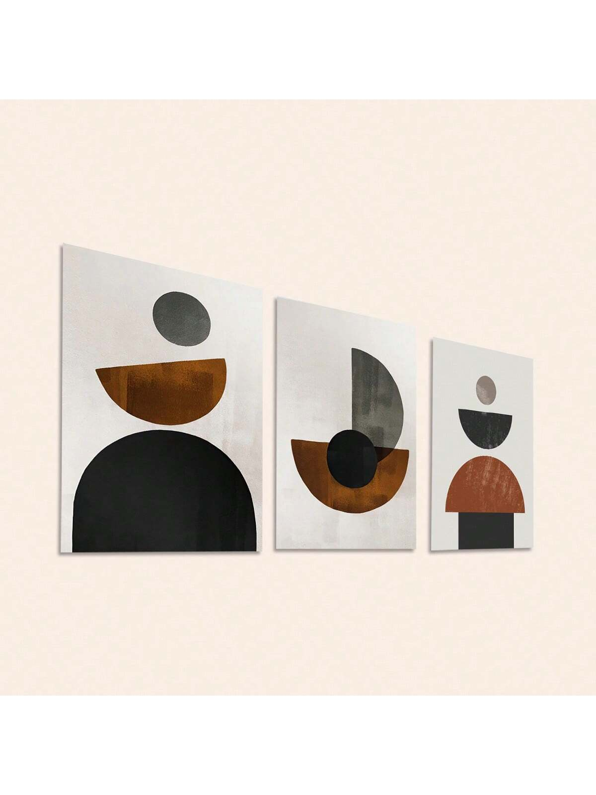 Modern Geometric Canvas Wall Art - Image 5