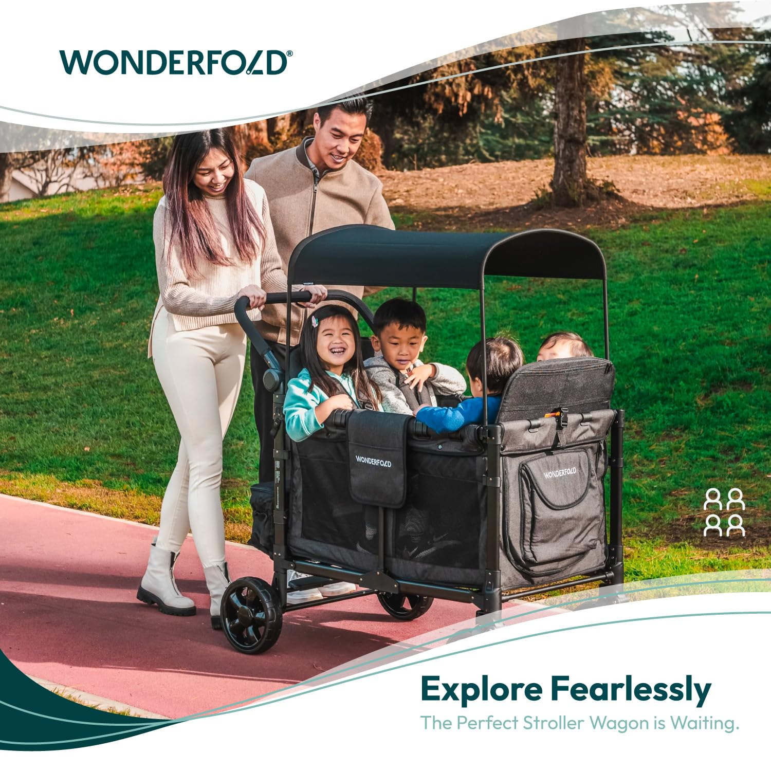 W4 Elite Stroller Wagon - Image 2