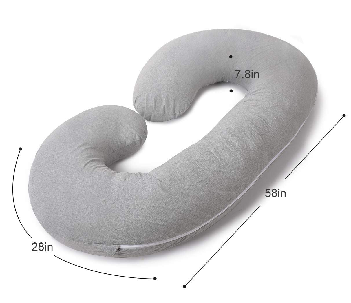 C-Shaped Pregnancy Body Pillow - Image 4
